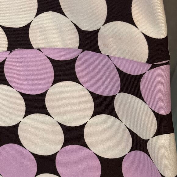 ⭐ 🔥 50% OFF SALE — FINAL PRICESangria Purple Polka Dot Sheath Dress Size 12 - Picture 9 of 9